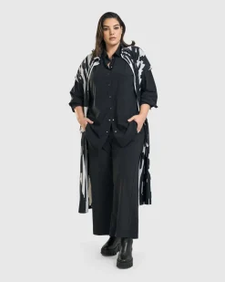 Women Alembika Pants & Skirts<Trinity Straight Leg Pants, Black