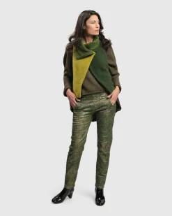 Women Alembika Plus<Two Tone Vest, Hunter