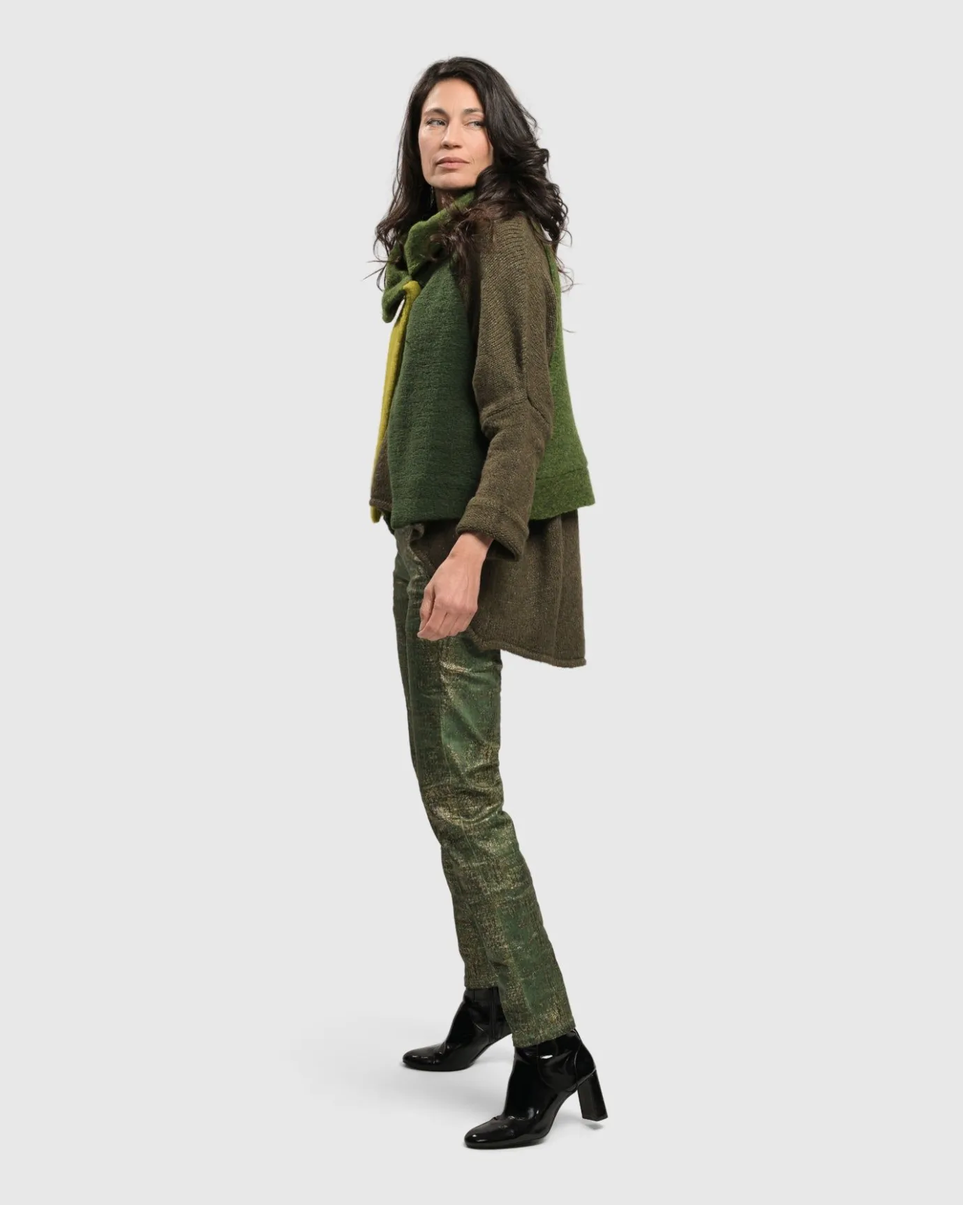 Women Alembika Plus<Two Tone Vest, Hunter