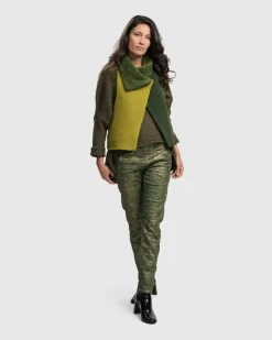 Women Alembika Plus<Two Tone Vest, Hunter