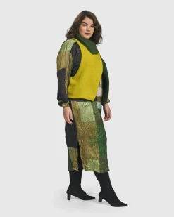 Women Alembika Jackets<Two Tone Vest, Hunter