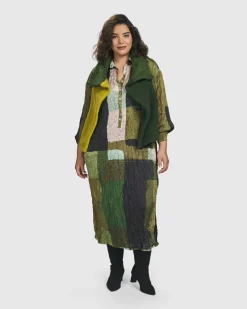 Women Alembika Jackets<Two Tone Vest, Hunter