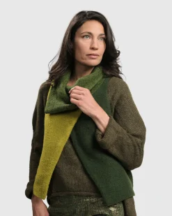 Women Alembika Jackets<Two Tone Vest, Hunter