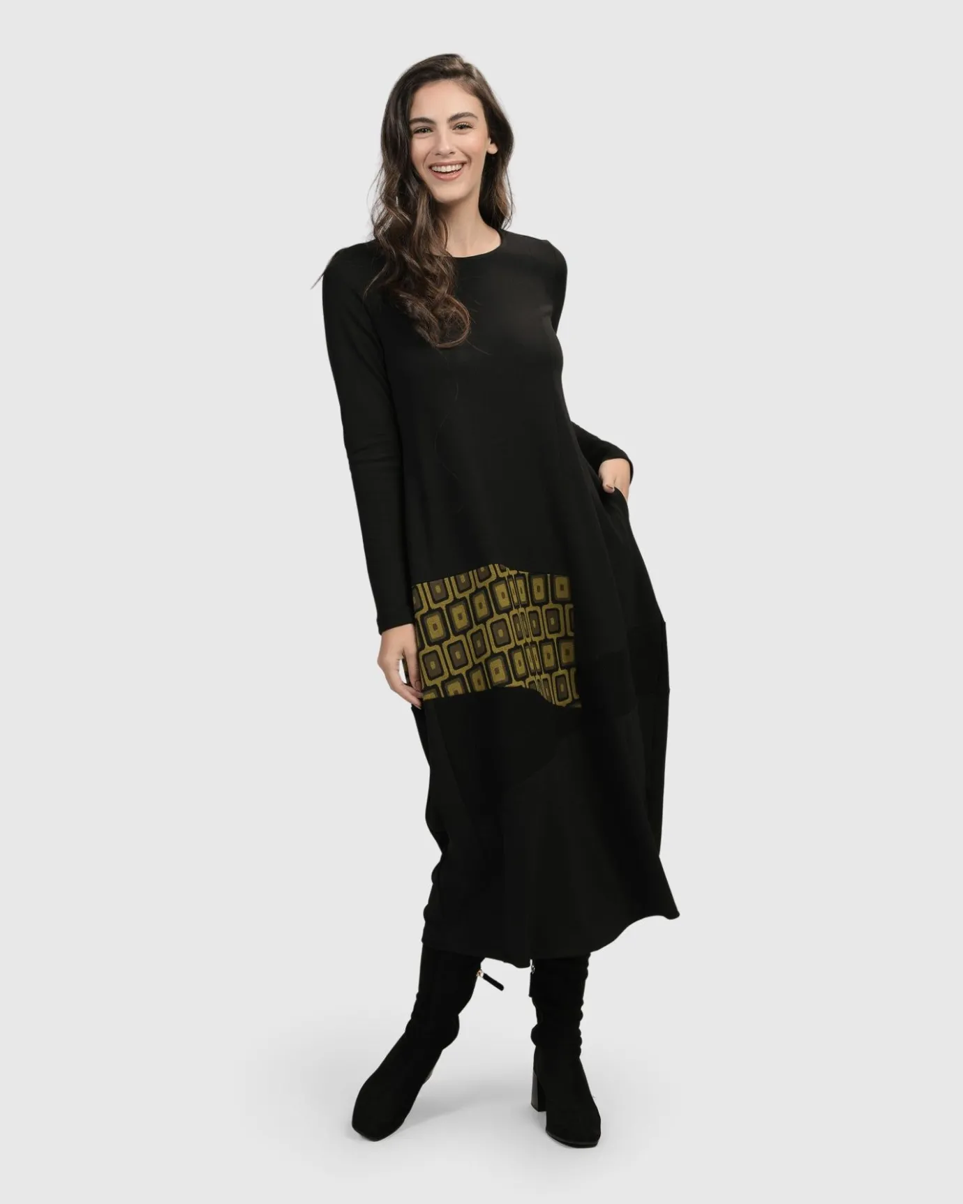Women Alembika Plus<Unstoppable Cocoon Dress, Chartreuse