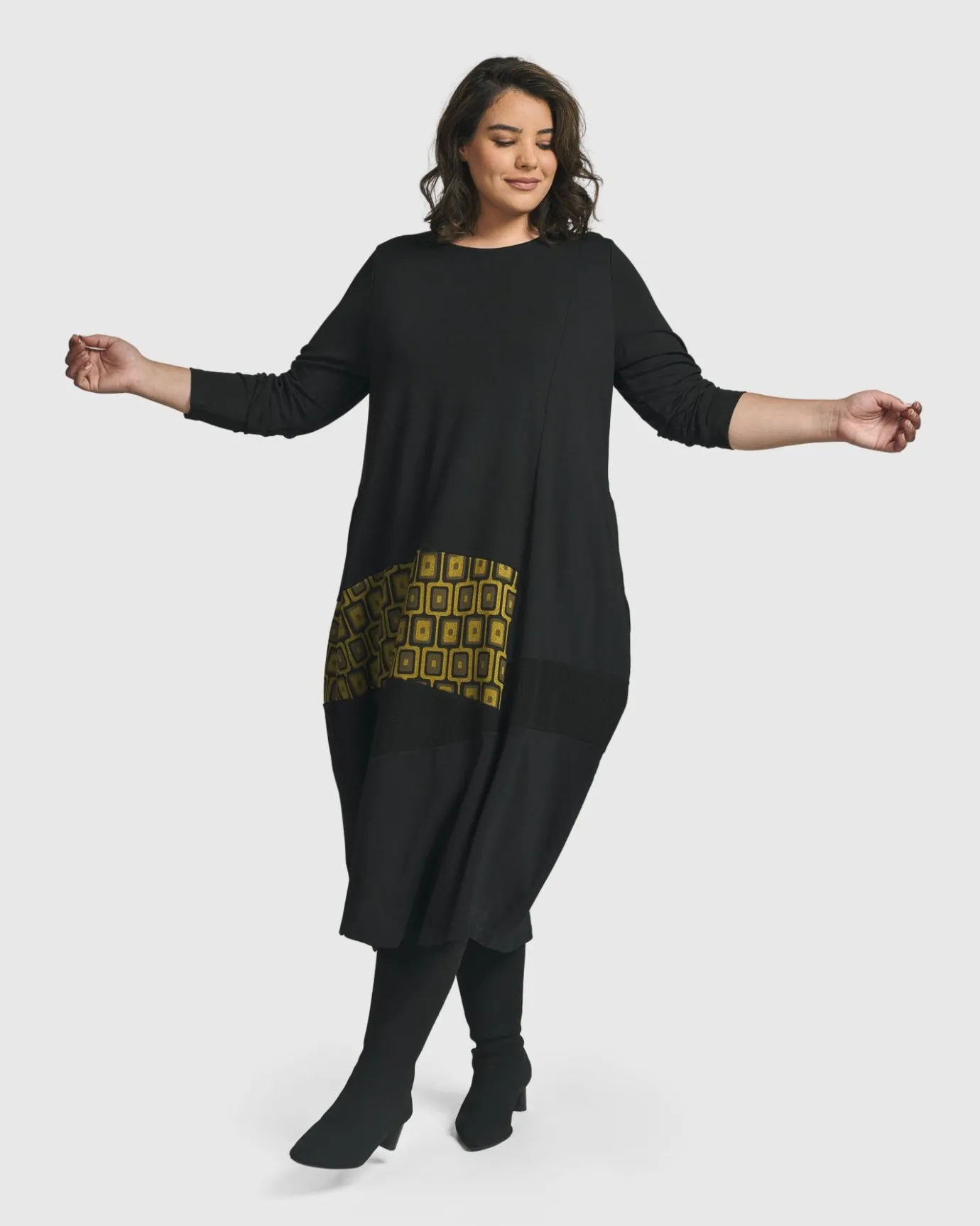Women Alembika Plus<Unstoppable Cocoon Dress, Chartreuse