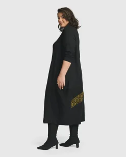 Women Alembika Dresses<Unstoppable Cocoon Dress, Chartreuse
