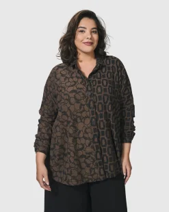 Women Alembika Tops & Tunics<Unstoppable Oversized Cardigan, Coffee