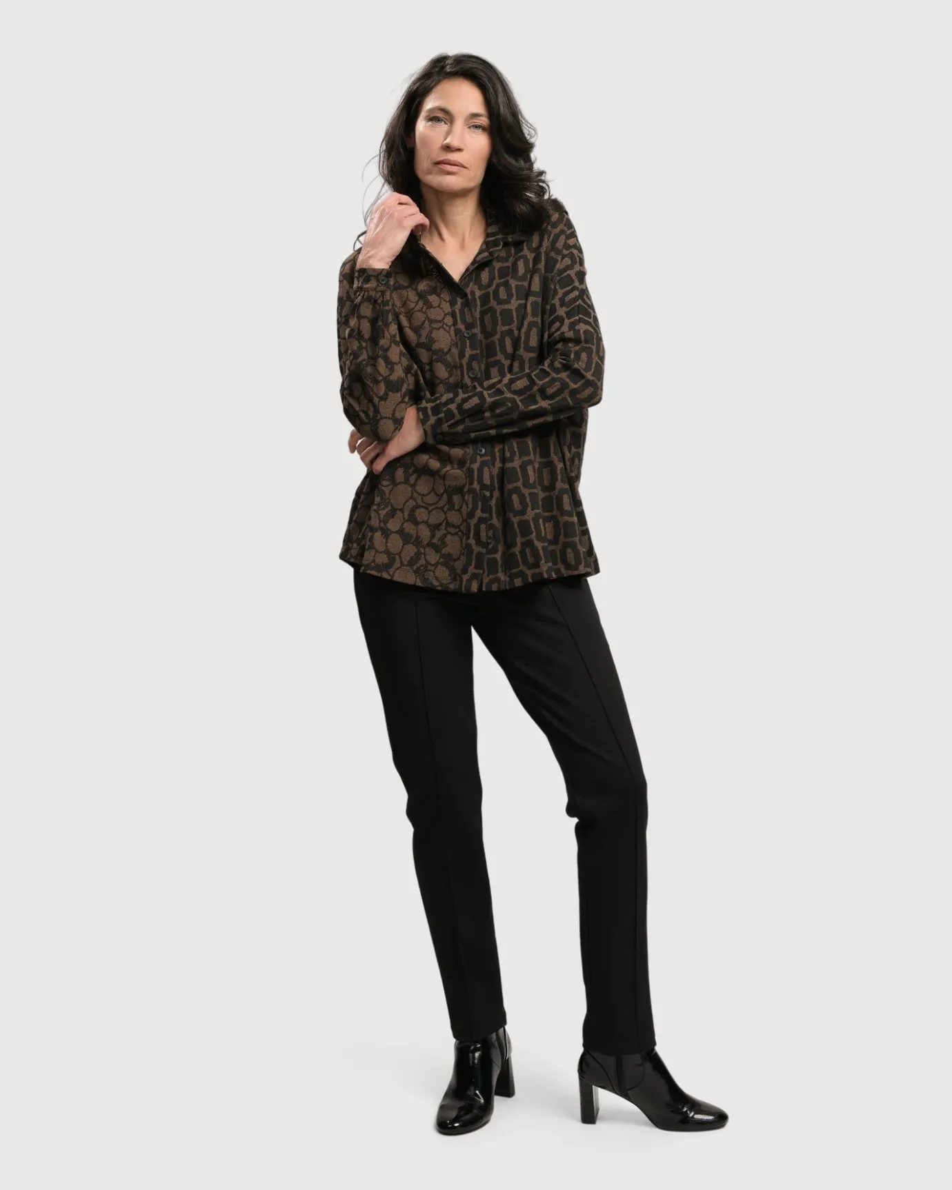 Women Alembika Plus<Unstoppable Oversized Cardigan, Coffee