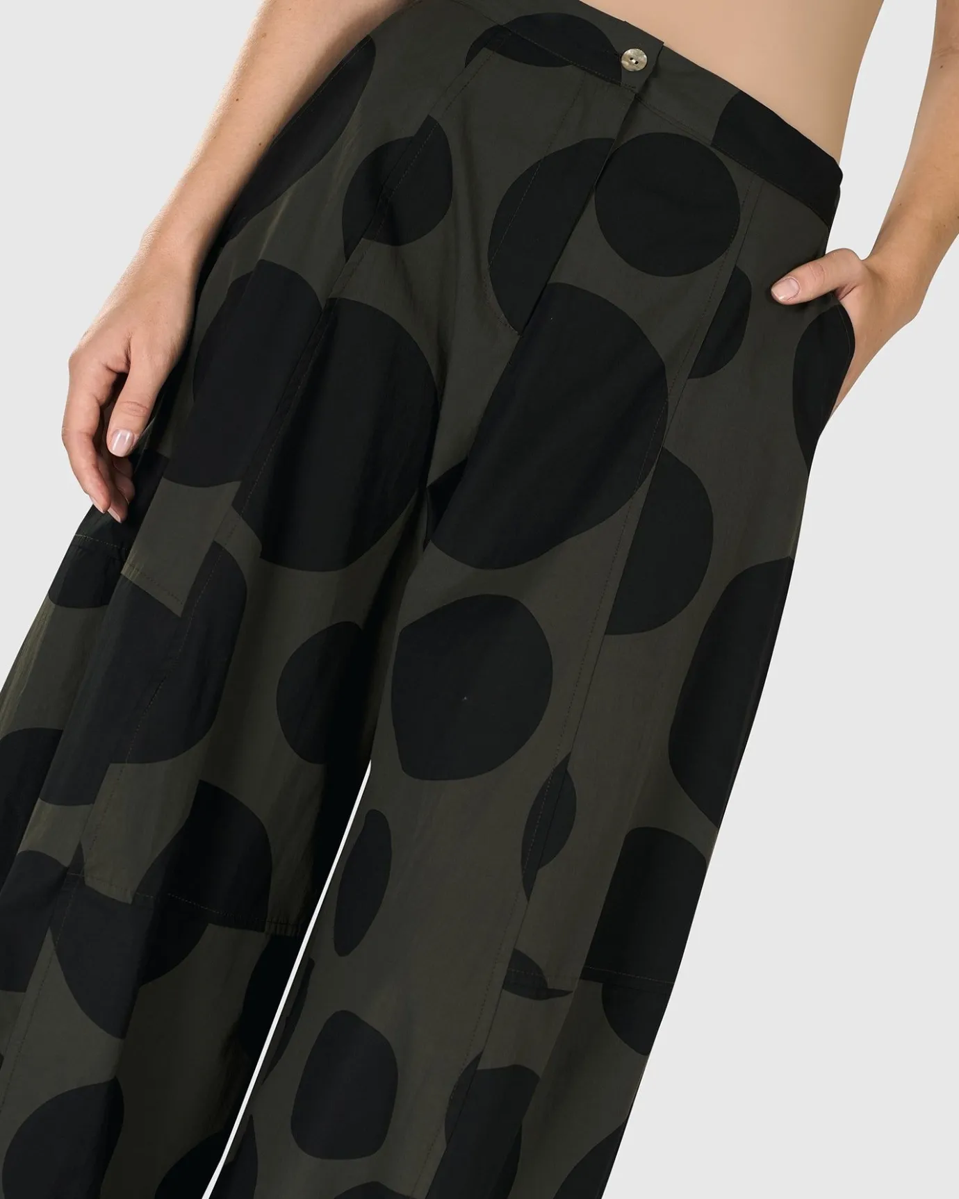 Women Alembika Pants & Skirts<Urban Akira Balloon Pants, Khaki
