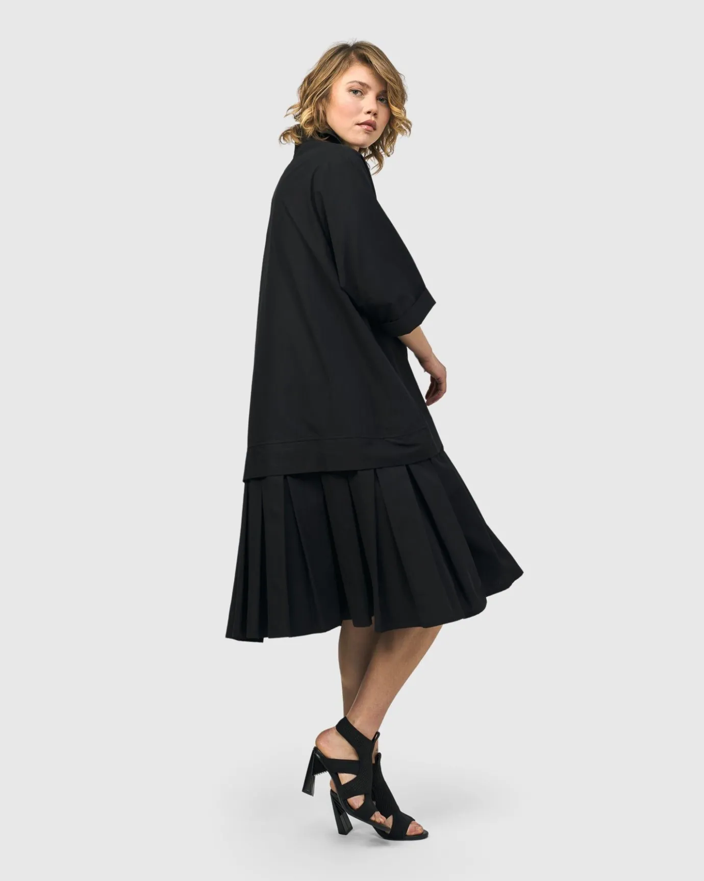 Women Alembika Dresses<Urban Astor Shirt Dress, Black