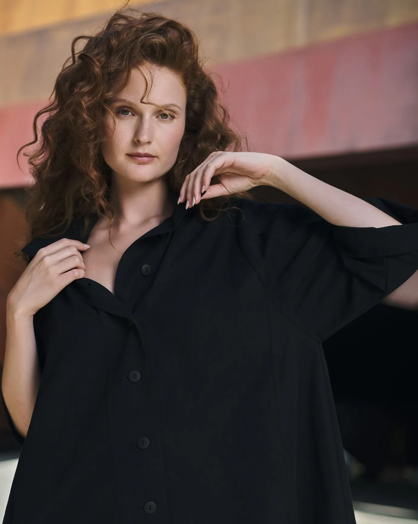 Women Alembika Dresses<Urban Astor Shirt Dress, Black