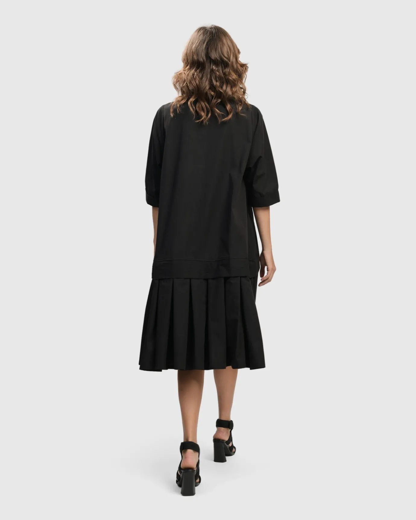 Women Alembika Dresses<Urban Astor Shirt Dress, Black