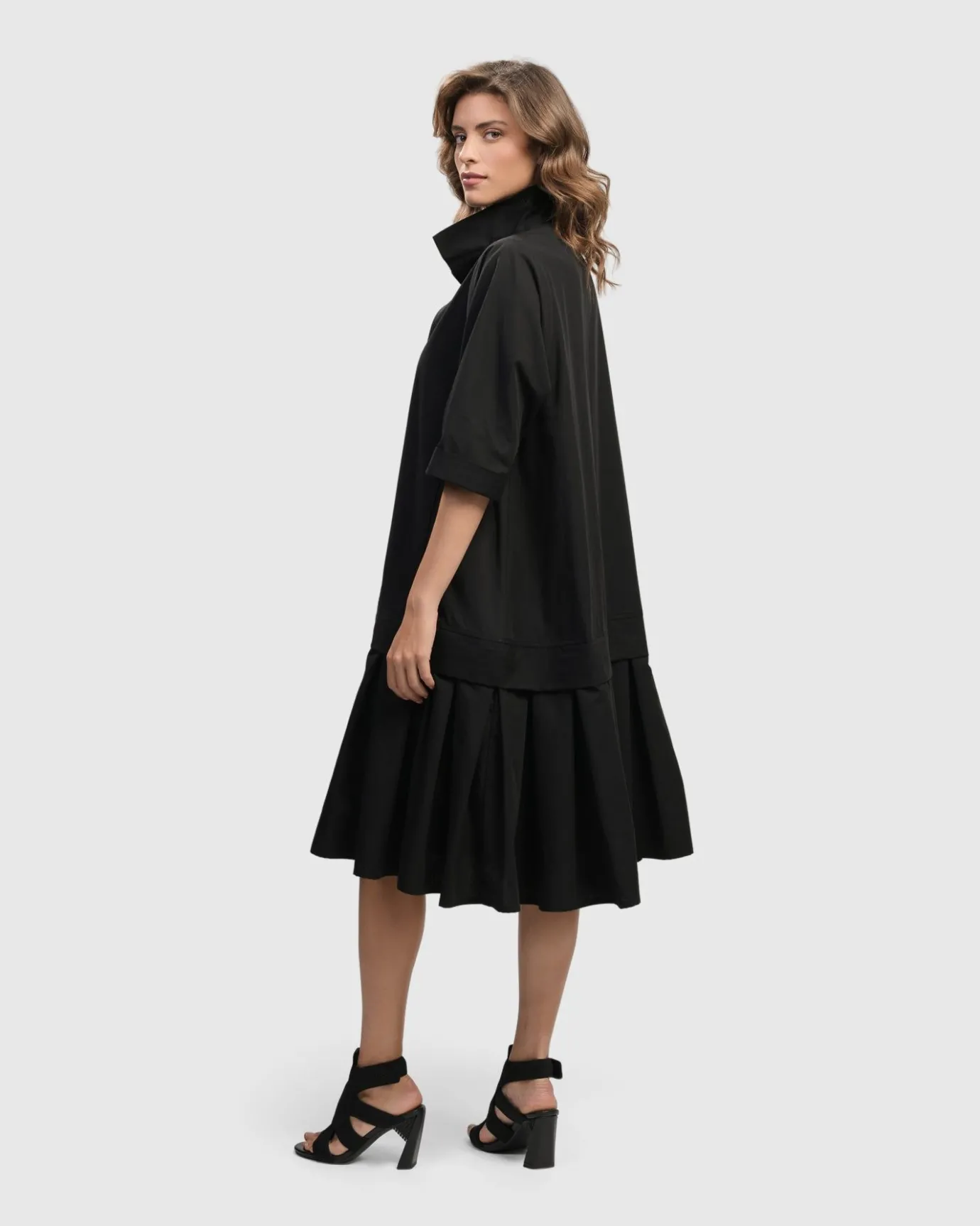 Women Alembika Dresses<Urban Astor Shirt Dress, Black