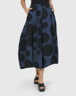Women Alembika Pants & Skirts<Urban Astrid Balloon Skirt, Navy