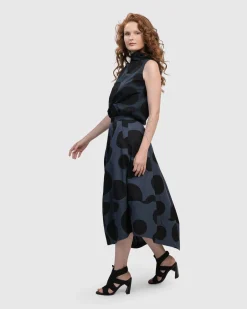 Women Alembika Pants & Skirts<Urban Astrid Balloon Skirt, Navy