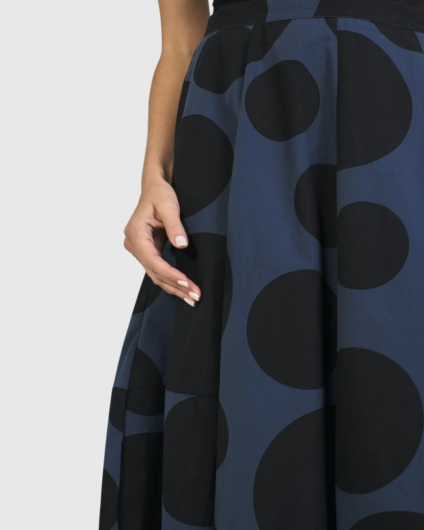 Women Alembika Plus<Urban Astrid Balloon Skirt, Navy