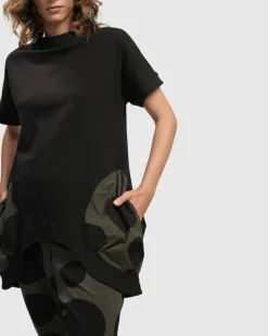 Women Alembika Tops & Tunics<Urban Bells Tunic Top, Khaki