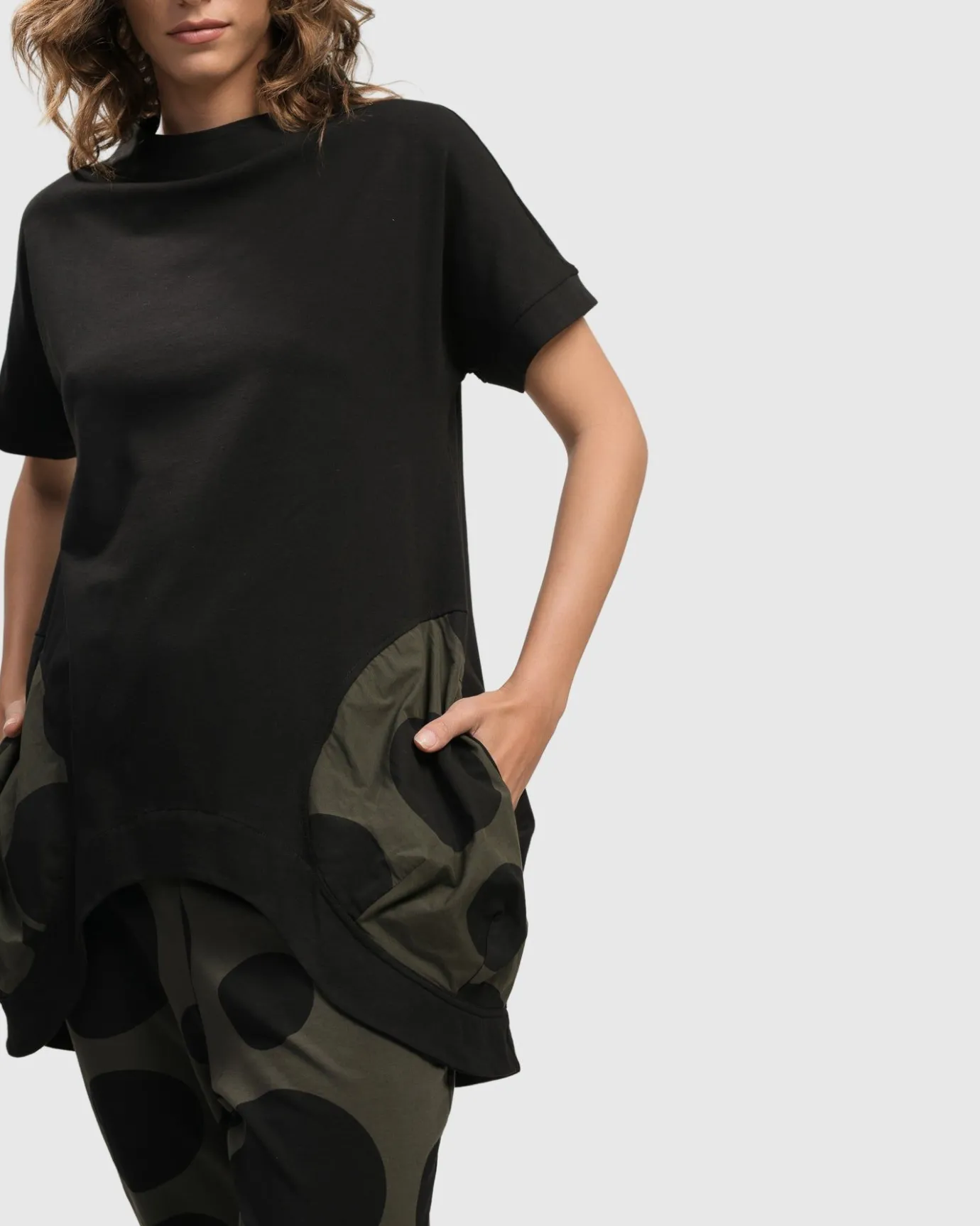 Women Alembika Tops & Tunics<Urban Bells Tunic Top, Khaki
