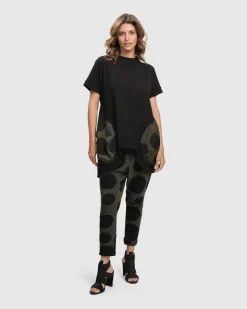 Women Alembika Tops & Tunics<Urban Bells Tunic Top, Khaki
