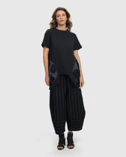 Women Alembika Plus<Urban Bells Tunic Top, Navy