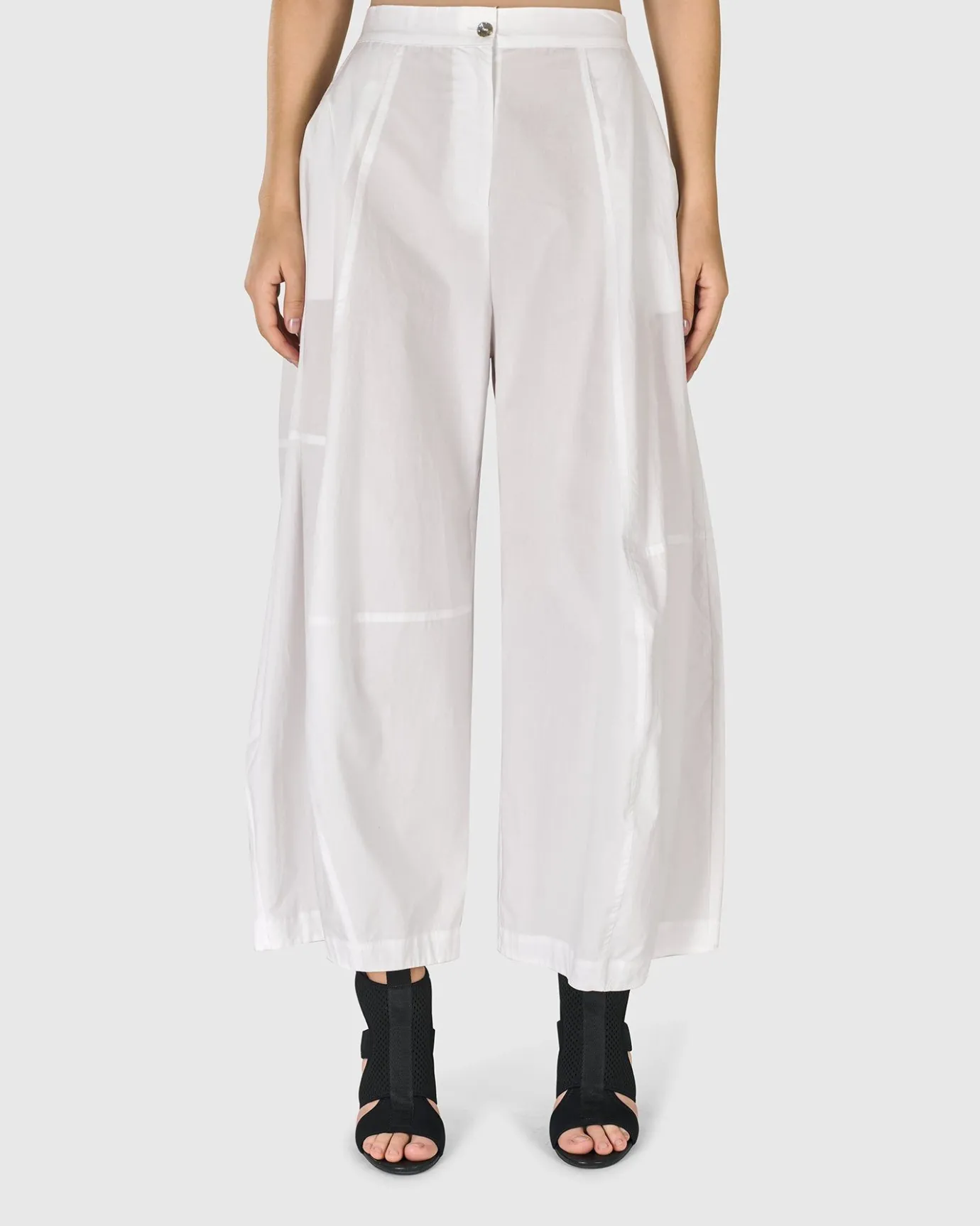 Women Alembika Plus<Urban Borough Balloon Pants, White