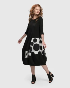 Women Alembika Dresses<Urban Broadway Cocoon Dress, Mono