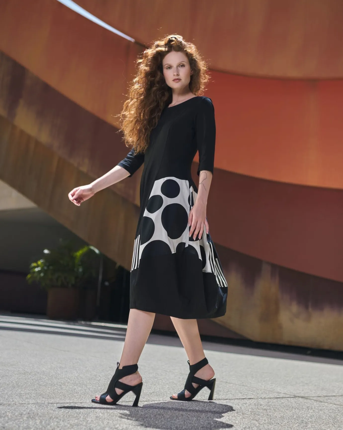 Women Alembika Plus<Urban Broadway Cocoon Dress, Mono