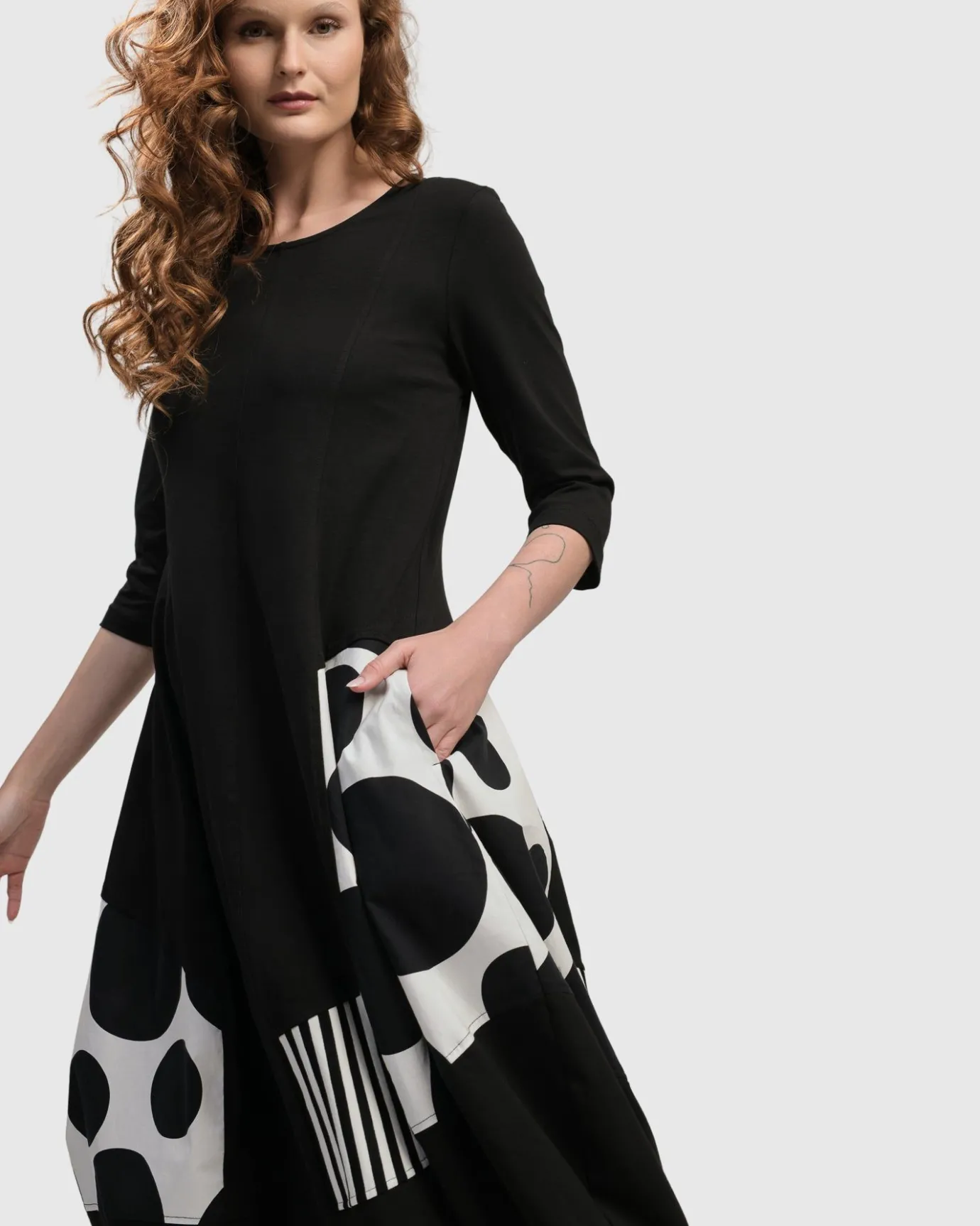 Women Alembika Plus<Urban Broadway Cocoon Dress, Mono