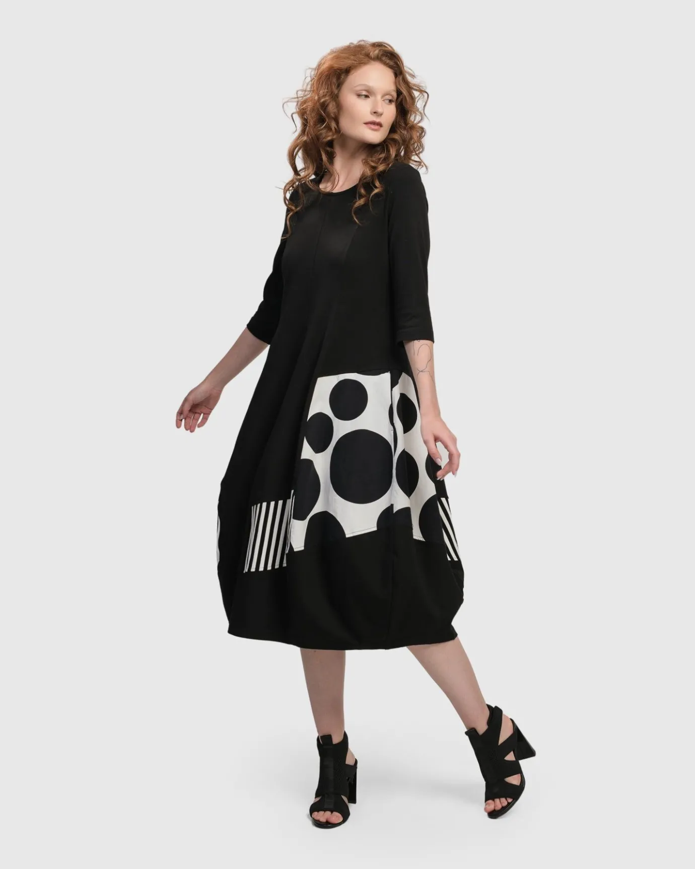 Women Alembika Plus<Urban Broadway Cocoon Dress, Mono
