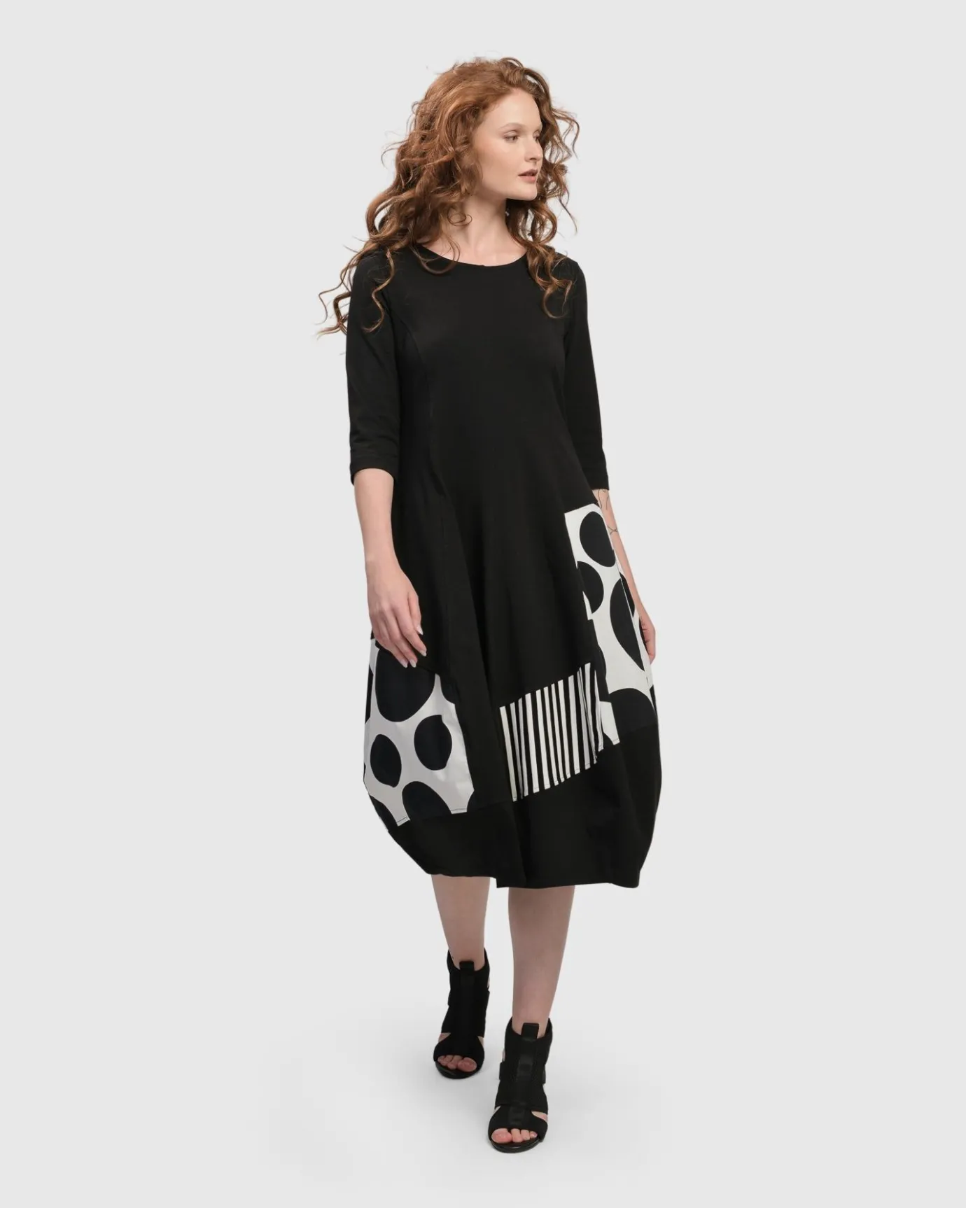 Women Alembika Plus<Urban Broadway Cocoon Dress, Mono