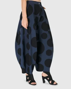 Women Alembika Pants & Skirts<Urban Carnavale Balloon Pants, Navy