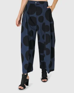 Women Alembika Pants & Skirts<Urban Carnavale Balloon Pants, Navy
