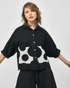 Women Alembika Tops & Tunics<Urban Carnegie Cropped Shirt, Mono