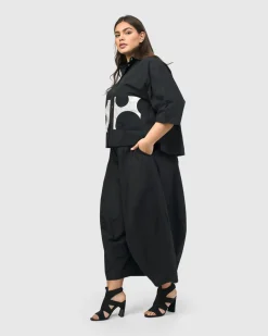 Women Alembika Tops & Tunics<Urban Carnegie Cropped Shirt, Mono