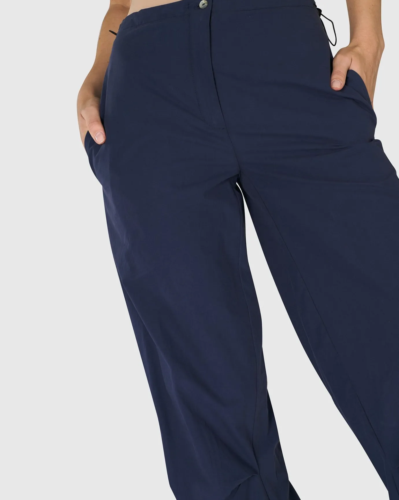 Women Alembika Pants & Skirts<Urban Chica Cargo Pants, Navy