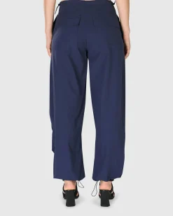 Women Alembika Pants & Skirts<Urban Chica Cargo Pants, Navy