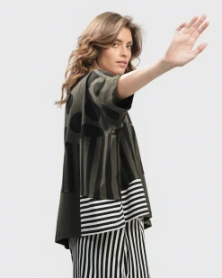 Women Alembika Tops & Tunics<Urban Chihiro Boxy Tee, Khaki