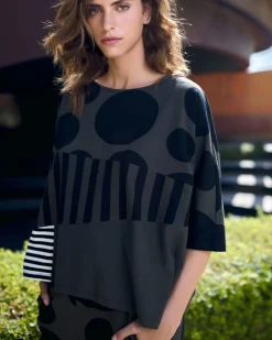 Women Alembika Tops & Tunics<Urban Chihiro Boxy Tee, Khaki