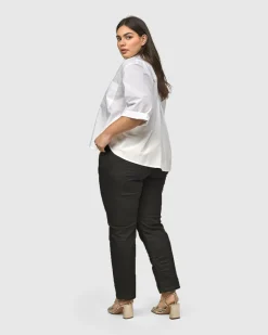 Women Alembika Tops & Tunics<Urban Chloe A-Line Blouse, White