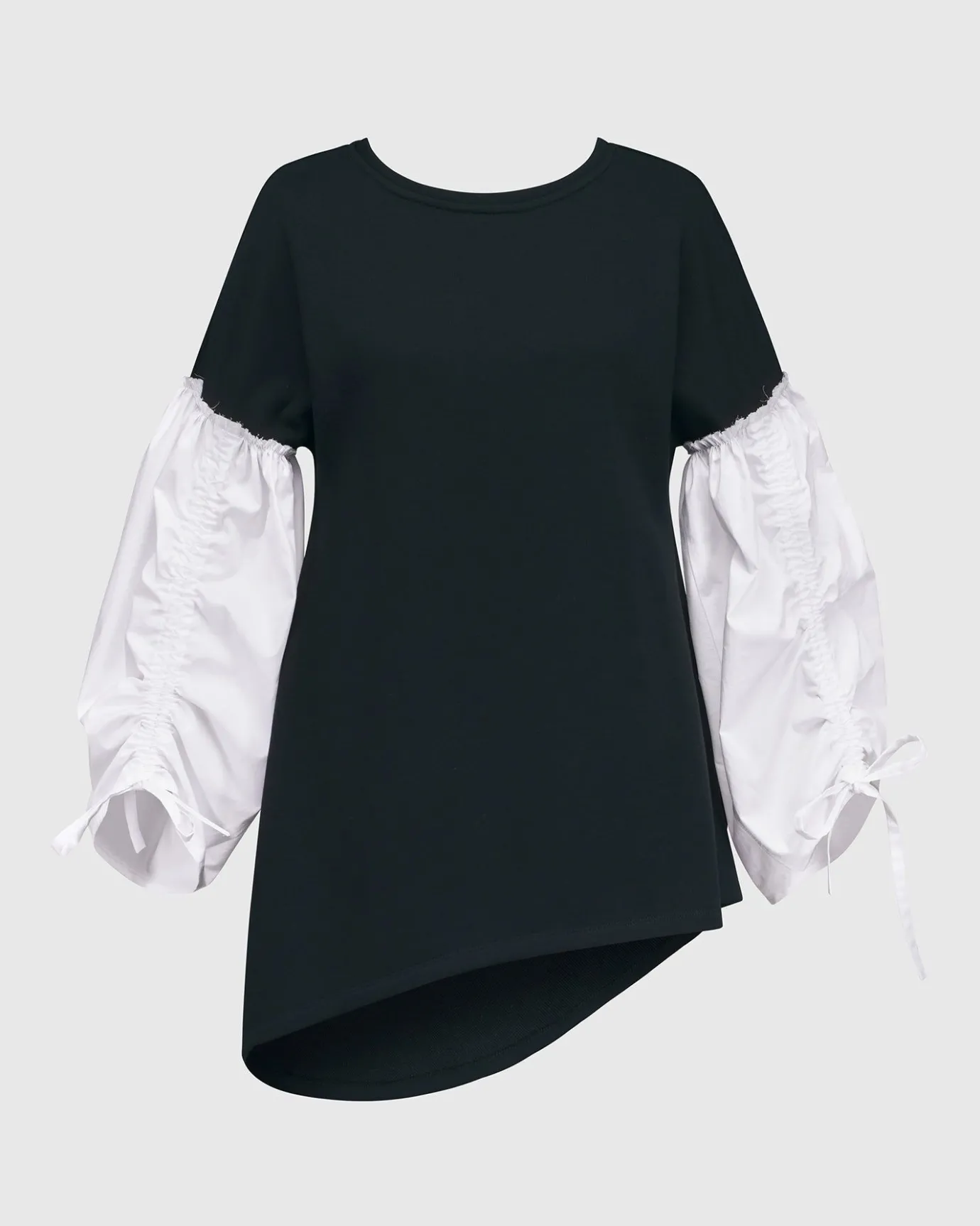 Women Alembika Tops & Tunics<Urban Cinch Tunic Top, White/Black