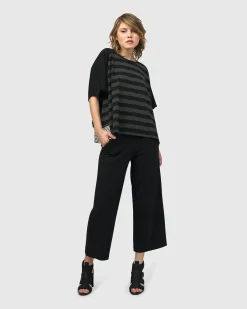 Women Alembika Pants & Skirts<Urban Citypop Pants, Black