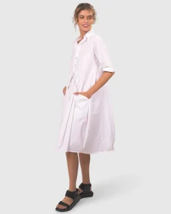 Women Alembika Dresses<Urban Cooler Dress, White