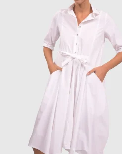 Women Alembika Dresses<Urban Cooler Dress, White