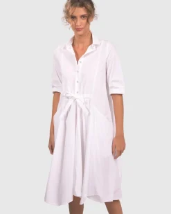 Women Alembika Dresses<Urban Cooler Dress, White
