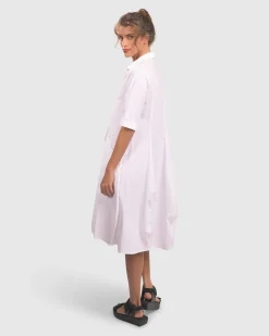 Women Alembika Plus<Urban Cooler Dress, White