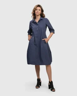 Women Alembika Dresses<Urban Corcovado Wonderful Dress, Navy
