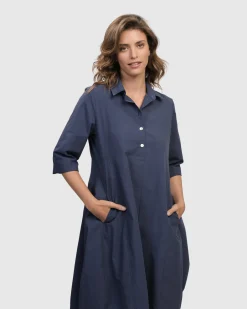 Women Alembika Dresses<Urban Corcovado Wonderful Dress, Navy