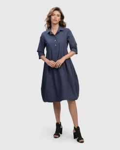Women Alembika Dresses<Urban Corcovado Wonderful Dress, Navy