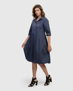 Women Alembika Dresses<Urban Corcovado Wonderful Dress, Navy