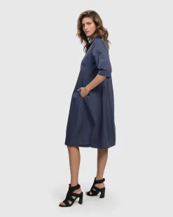 Women Alembika Dresses<Urban Corcovado Wonderful Dress, Navy